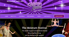 Desktop Screenshot of moisturefestival.org